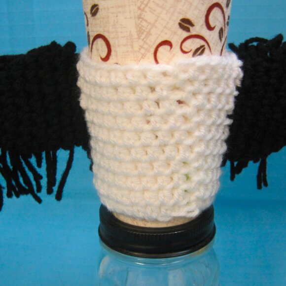 Papillon Butterfly Dog Crochet  Handmade Cup Cozy Holder Gifts by Bren - Picture 5 of 5